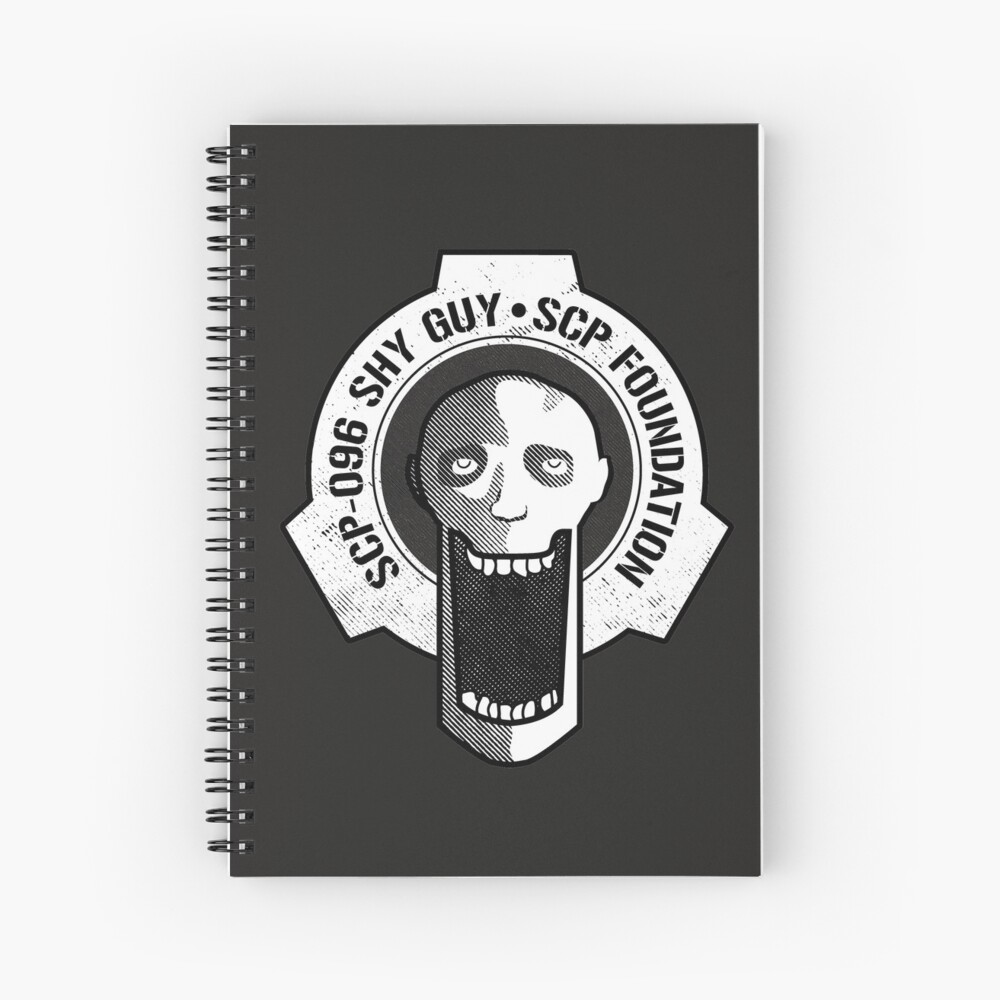 SCP-096 - Shy Guy Spiral Notebook for Sale by musthaveitsfun