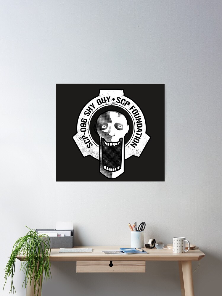 SCP-096 Shy Guy SCP Foundation Kids Poster by lyvia-off