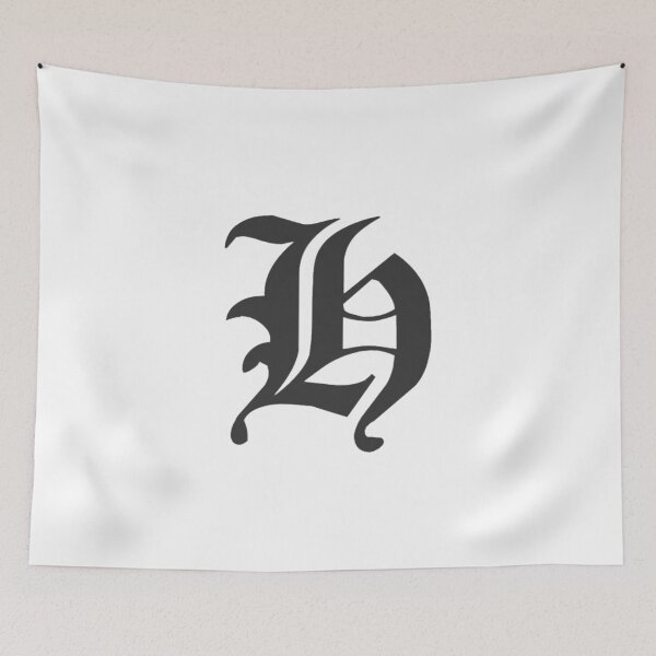 Item preview, H - Old English Lettering - H designed and sold by VintageTeesNow.
