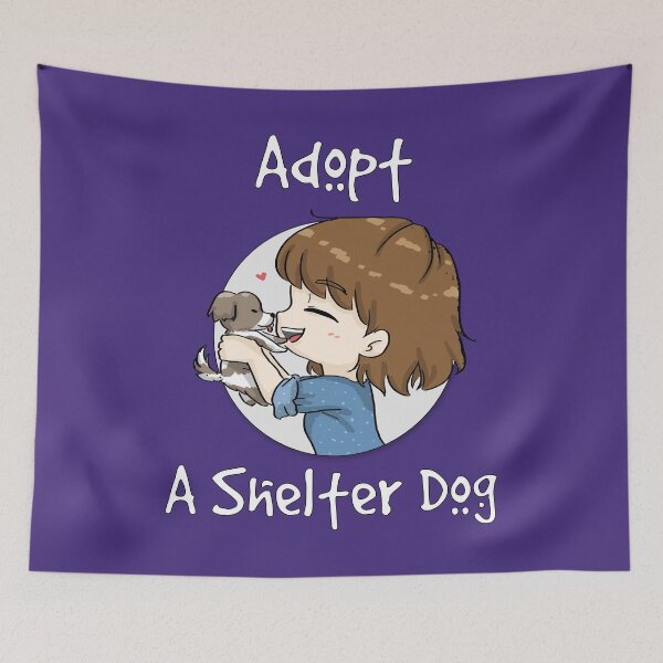 Item preview, AdoptAShelterDog designed and sold by WordvineMedia.