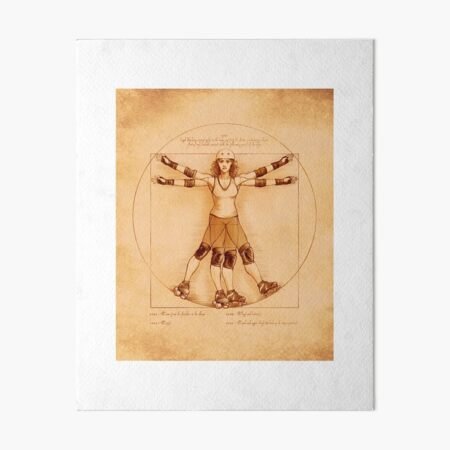 Item preview, Vitruvian Skater designed and sold by Danielle Zemba.