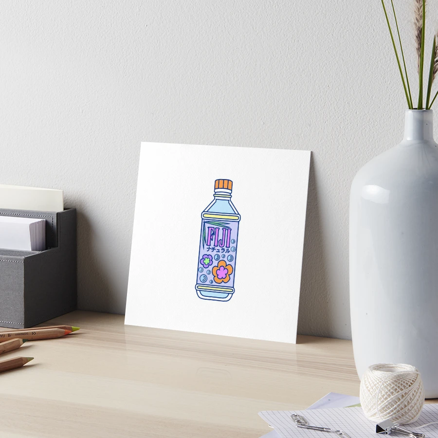 Aesthetic Fiji Water Bottle! | Art Board Print