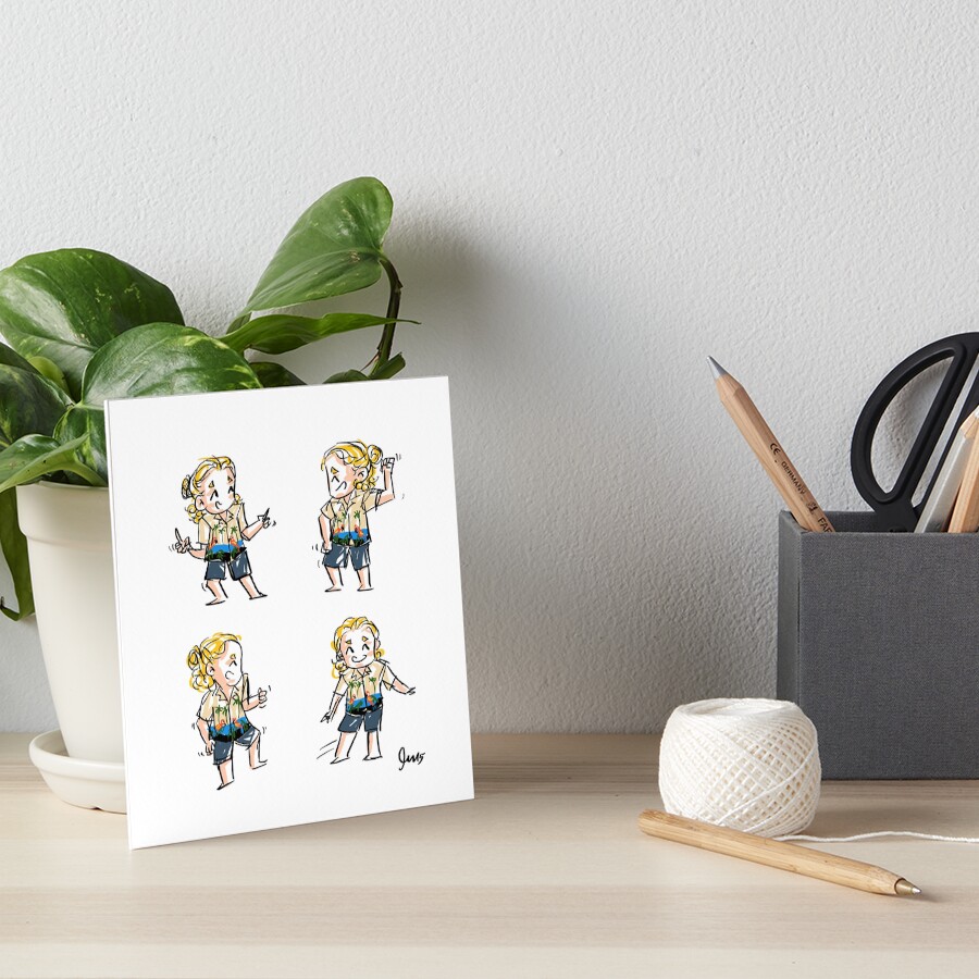 Item preview, Art Board Print designed and sold by essouffle.
