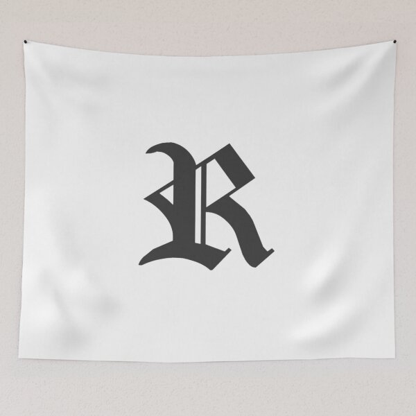 Item preview, R - Old English Lettering - R designed and sold by VintageTeesNow.