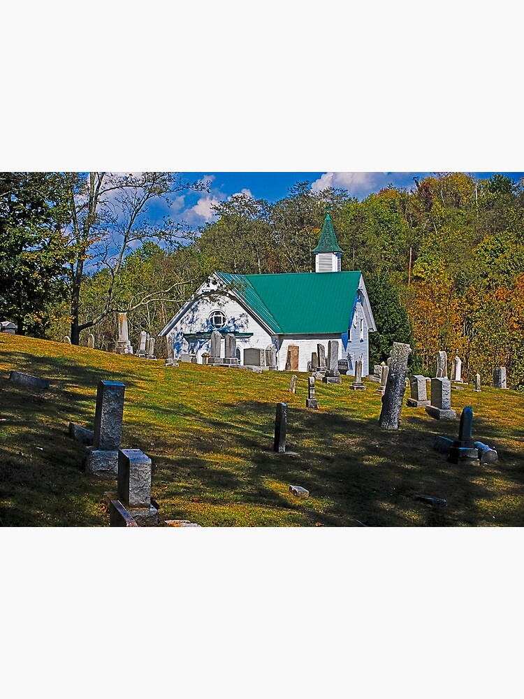 Thumbnail 2 of 2, Art Board Print, Mount Olive UMC, Jarvisville West Virginia designed and sold by mtbearded1.
