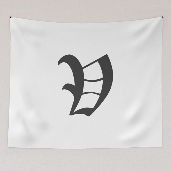 Item preview, V - Old English Lettering - V designed and sold by VintageTeesNow.