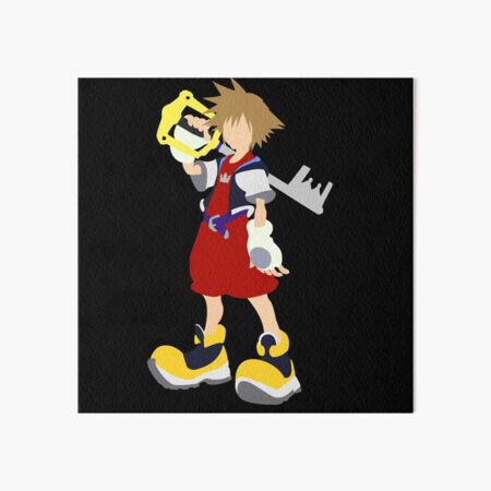 Kingdom hearts Sora Art Board Print for Sale by skydesigns