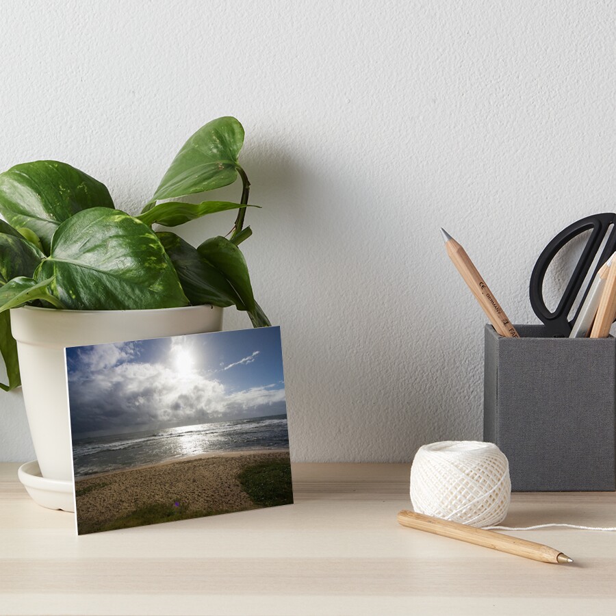 Storm at Sea Art Board Print
