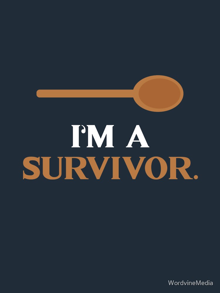"Spoon Theory I'm A Survivor Lupus" Tshirt by WordvineMedia