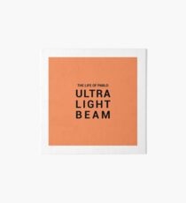 Kanye West: The Life of Pablo - Ultra Light Beam Art Board Print