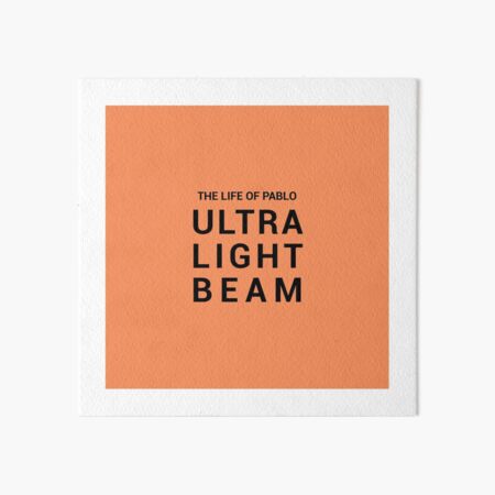 Item preview, Kanye West: The Life of Pablo - Ultra Light Beam designed and sold by popsellout.