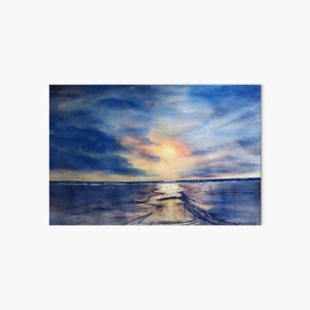 Out to the Wide Blue Yonder! Art Board Print