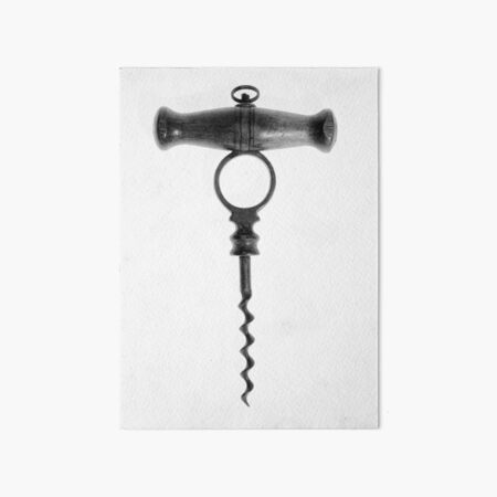 Arts and Crafts Corkscrew Art Board Print