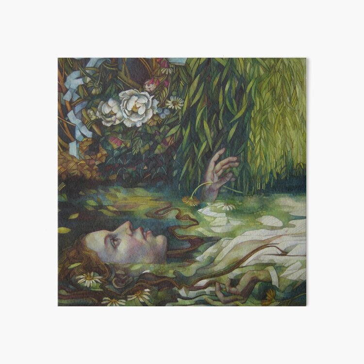 Ophelia Art Board Print