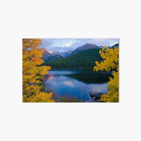 Longs Peak from above bear Lake Art Board Print