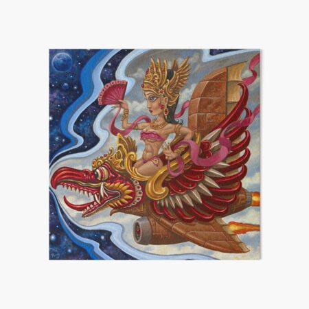 Garuda Girl Art Board Print