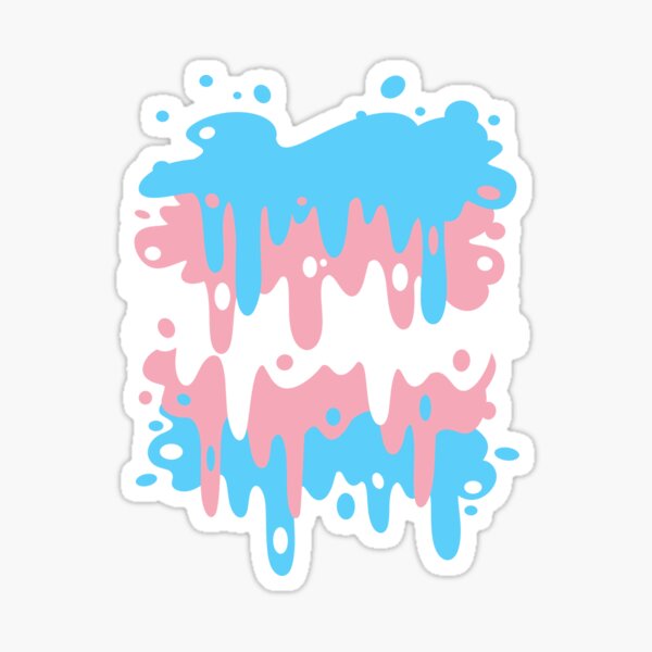 Trans Pride Goop Sticker