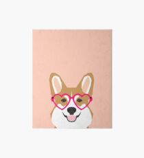 Corgi Love - Welsh Corgi funny nerd art dog lover gifts for pet owners customizable dog gifts Art Board Print