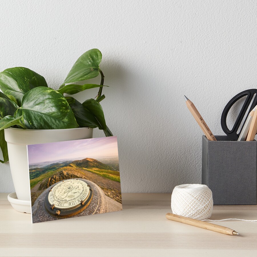 The Malvern Hills : Worcestershire Beacon Art Board Print