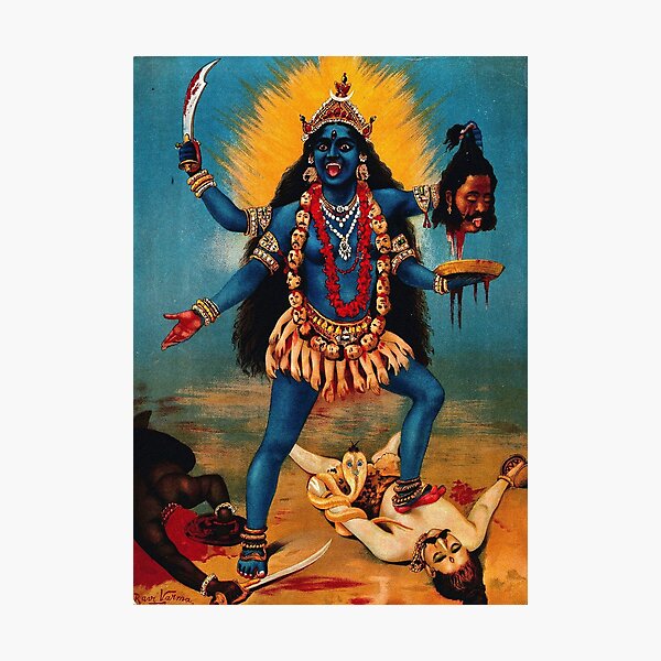 Kali Ma Hindu Deity Photographic Print