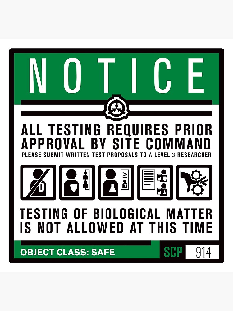 The 914 Test Logs Are Strange : r/SCP