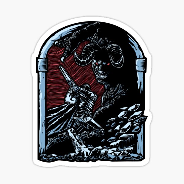 Sky Down Sticker