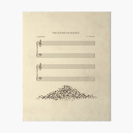 The Sound of Silence Art Board Print