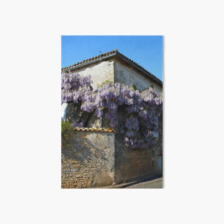 Wisteria Lane Art Board Print