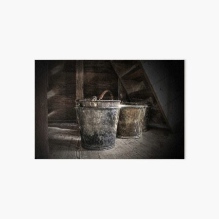 Buckets Art Board Print