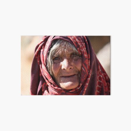 Old Woman (afghanistan) Art Board Print