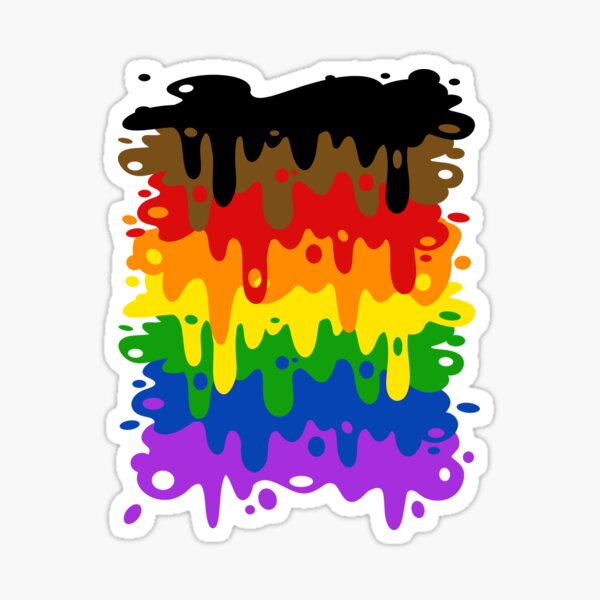 Gay Pride Goop Sticker