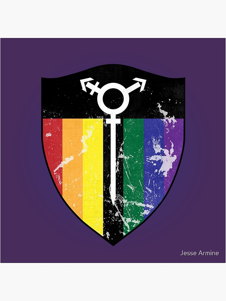 Defender Shield (LGBTQ+) Poster for Sale by Jesse Armine