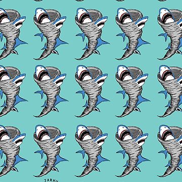 Shark Tornado Leggings by JARHUMOR