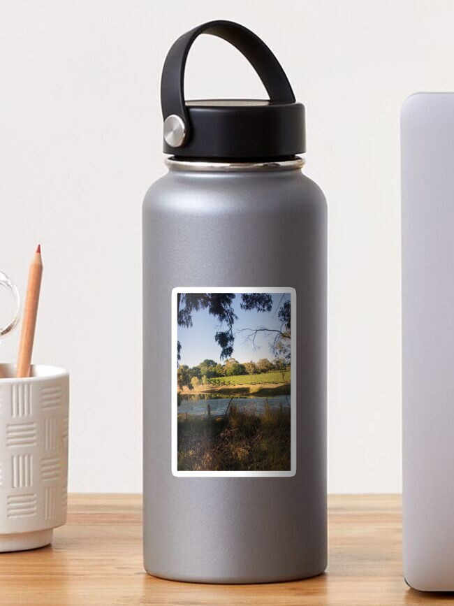 Thumbnail 1 of 3, Sticker, The Pinot Patch - Adelaide Hills - Fleurieu Peninsula - by South Australian artist Avril Thomas designed and sold by MagpieSprings.