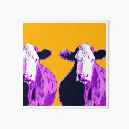 Purple cow Art Print for Sale by JaimyE