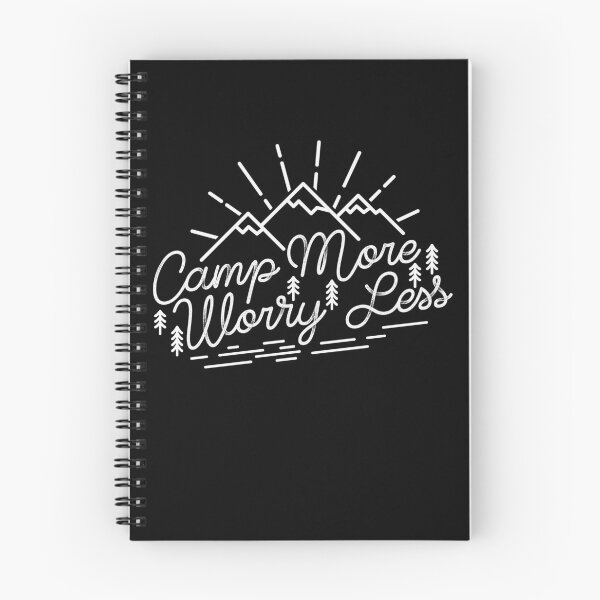 Item preview, Camp More Worry Less designed and sold by Gonecamping.