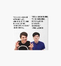 Lámina rígida Dan y Phil citas