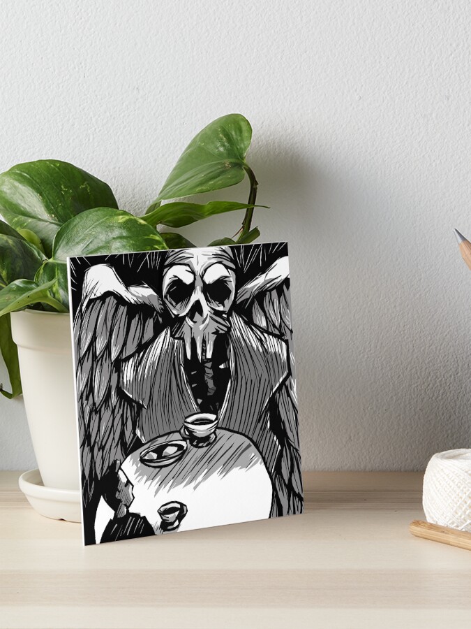 Thumbnail 1 of 2, Art Board Print, Dark Contemplation designed and sold by mistertengu74.