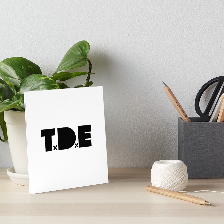 Tde Logo Art Print By Justboolin Redbubble