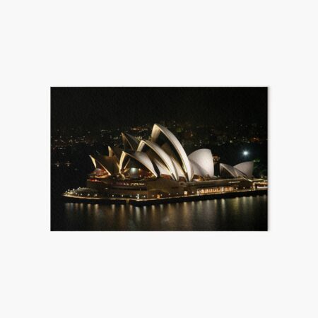 Opera House at Night, Sydney, Australia Art Board Print