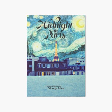 Midnight In Paris Poster Art Board Print