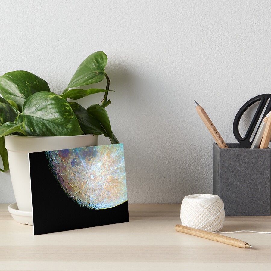 lunar south region Art Board Print
