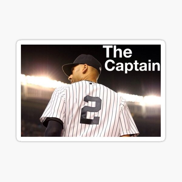 Derek Jeter New York Yankees Captain Bestickter Patch ~ 9.8cm X 3 1/2 "~ Gratis 