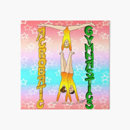 Acrobatics 4 (Acrobatic Gymnastics) Art Board Print