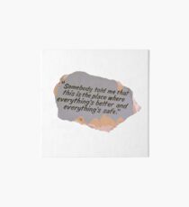 Karens Cafe Sign Art Board Print