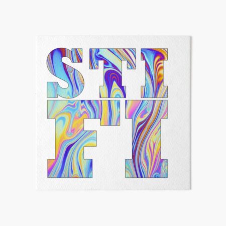 Sticky Fingers waves Art Board Print