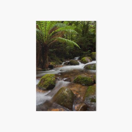 Go with the flow Art Board Print