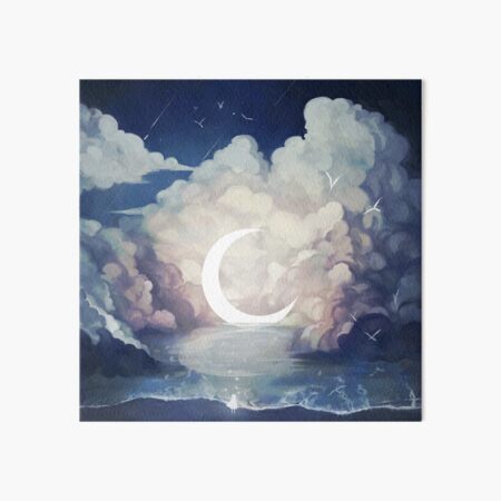 upon the sky-foam. Art Board Print