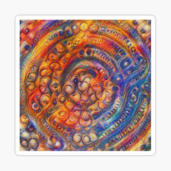 DeepDream abstraction Sticker