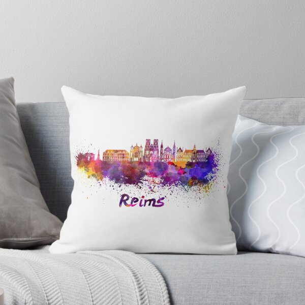 Item preview, Reims skyline in watercolor designed and sold by paulrommer.